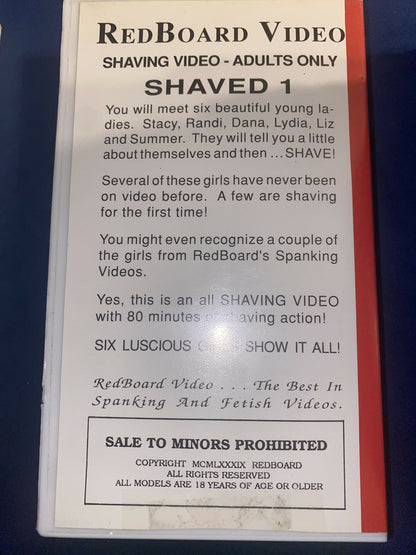 Shaved 1 VHS