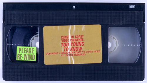 *Rare* TOO YOUNG TO KNOW Adult Teen VHS Tape COAST TO COAST VIDEO 1984 - Bunny Bleu, Roxanne Rollan, Renee Summers, Gina Valentino, Tom Byron