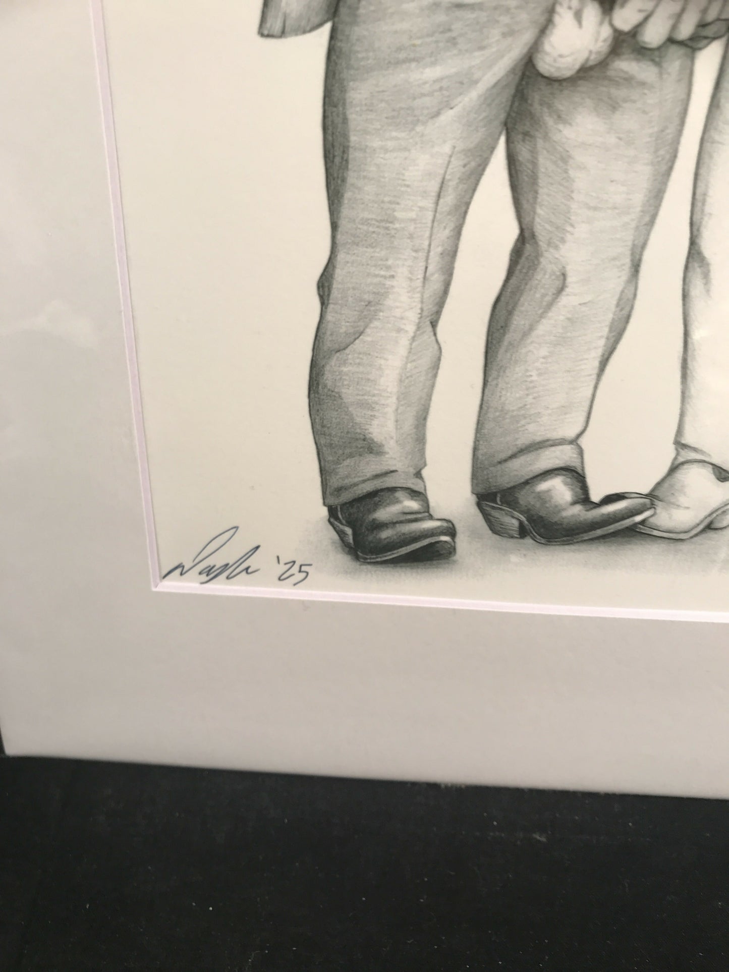 Gay Art Print by Douglas, Cigar Daddies Suit & Tie, Signed & Matted