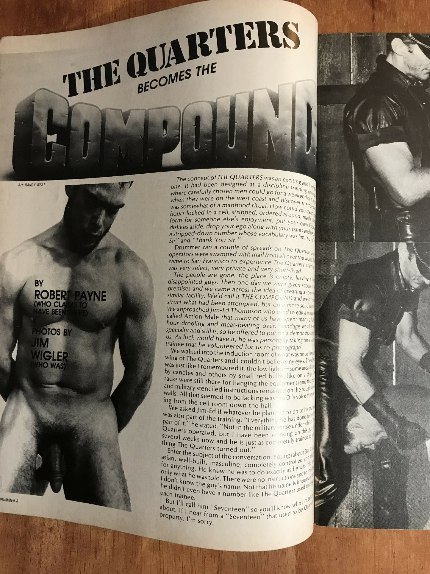 Drummer #63 Gay Men's Leather Magazine 1983 Macho Male Bill Ward