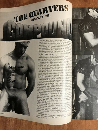 Drummer #63 Gay Men's Leather Magazine 1983 Macho Male Bill Ward