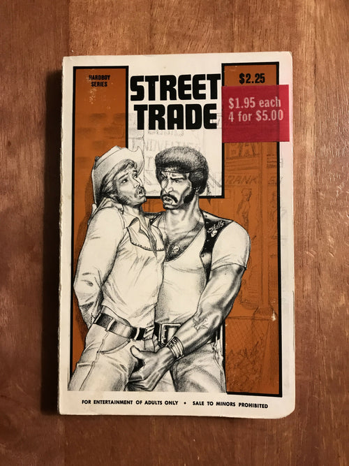 Vintage gay pulp book “STREET TRADE” 1977 HardBoy Series HB-501 by Mannie Hall