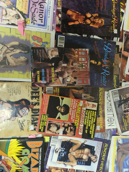 VERY RARE BDSM Comic/Magazine/VHS lot