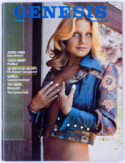 GENESIS Softcore Adult Magazine Vol. 1 No. 4 November 1973 - 2 Posters, Cynthia Bennett, Els Vanderhaven, Linda Neal *Fair*