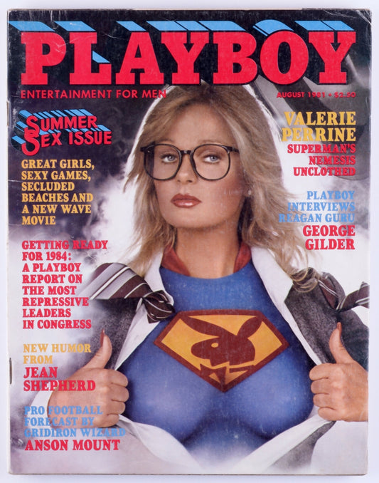 PLAYBOY ENTERTAINMENT FOR MEN MAGAZINE FOR MEN August 1981 - Debbie Boostrom Trifold Poster, Valerie Perrine