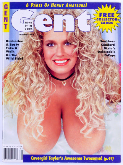 GENT Softcore Vintage Adult Big Tits Magazine Vol. 36 No. 1 January 1995 - Taylor Marie, Dixie Bubbles, Tonisha Mills, Kimberlee, Busty - XXX Marketplace