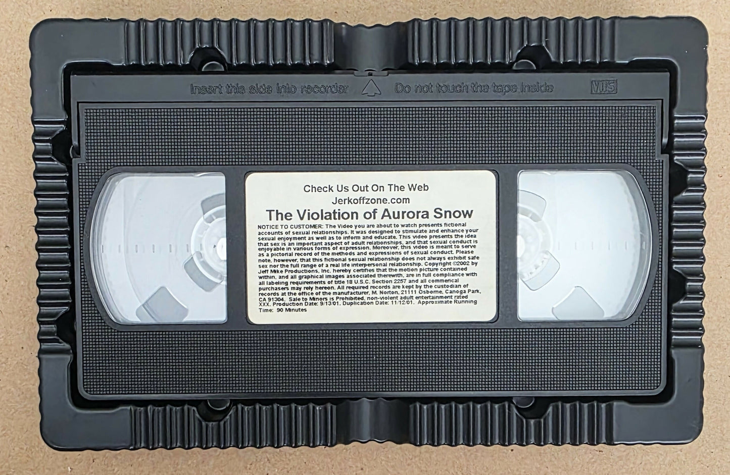 The Violation of Aurora Snow - "A Lesbian Gang Bang" (2002) VHS