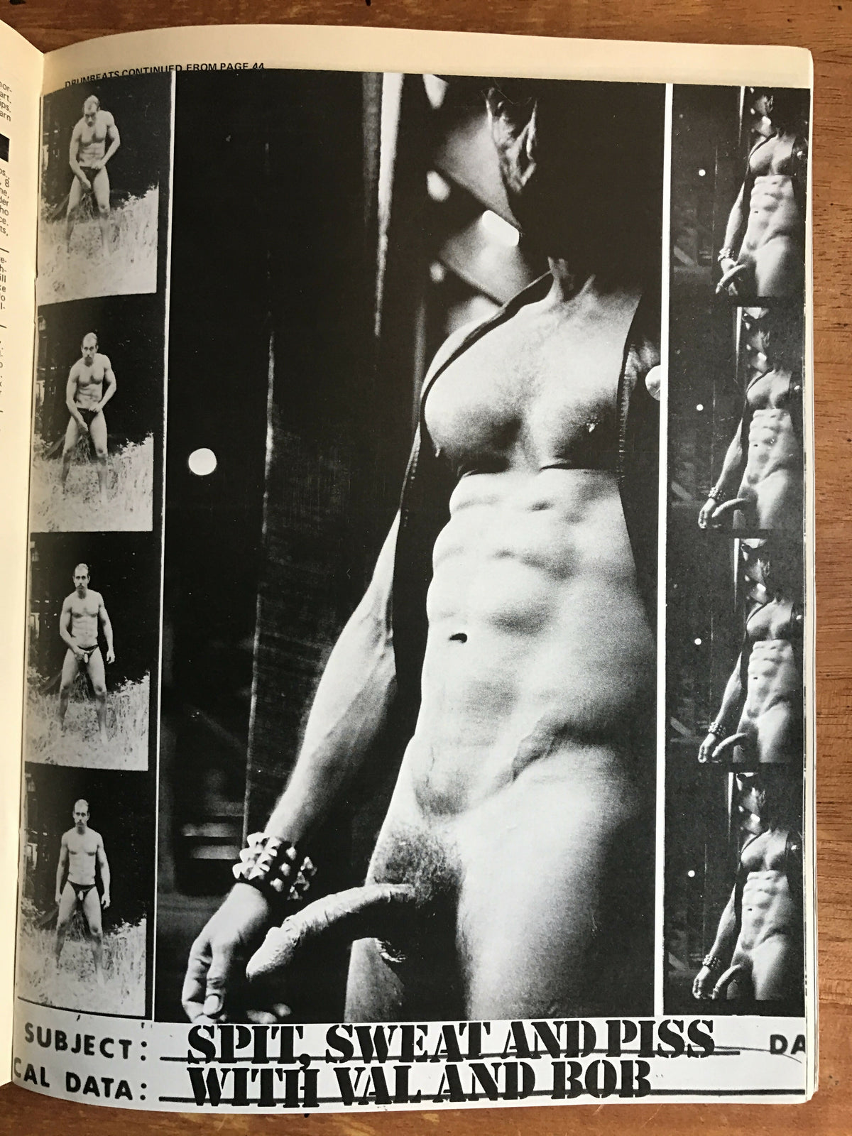 Drummer #31 Gay Men's Leather Magazine 1979 Shaving Sweat Spit Piss