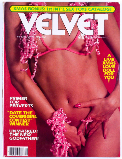 VELVET Vintage Softcore Adult Magazine Vol. 3 No. 4 December 1979 Includes Poster