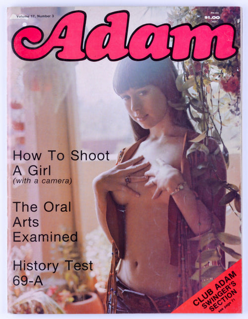 Adam April 1973 Vol. 17 No. 3 Vintage Softcore Adult Magazine - Anne Calhoune, Melissa Turner, Nancy Beldner