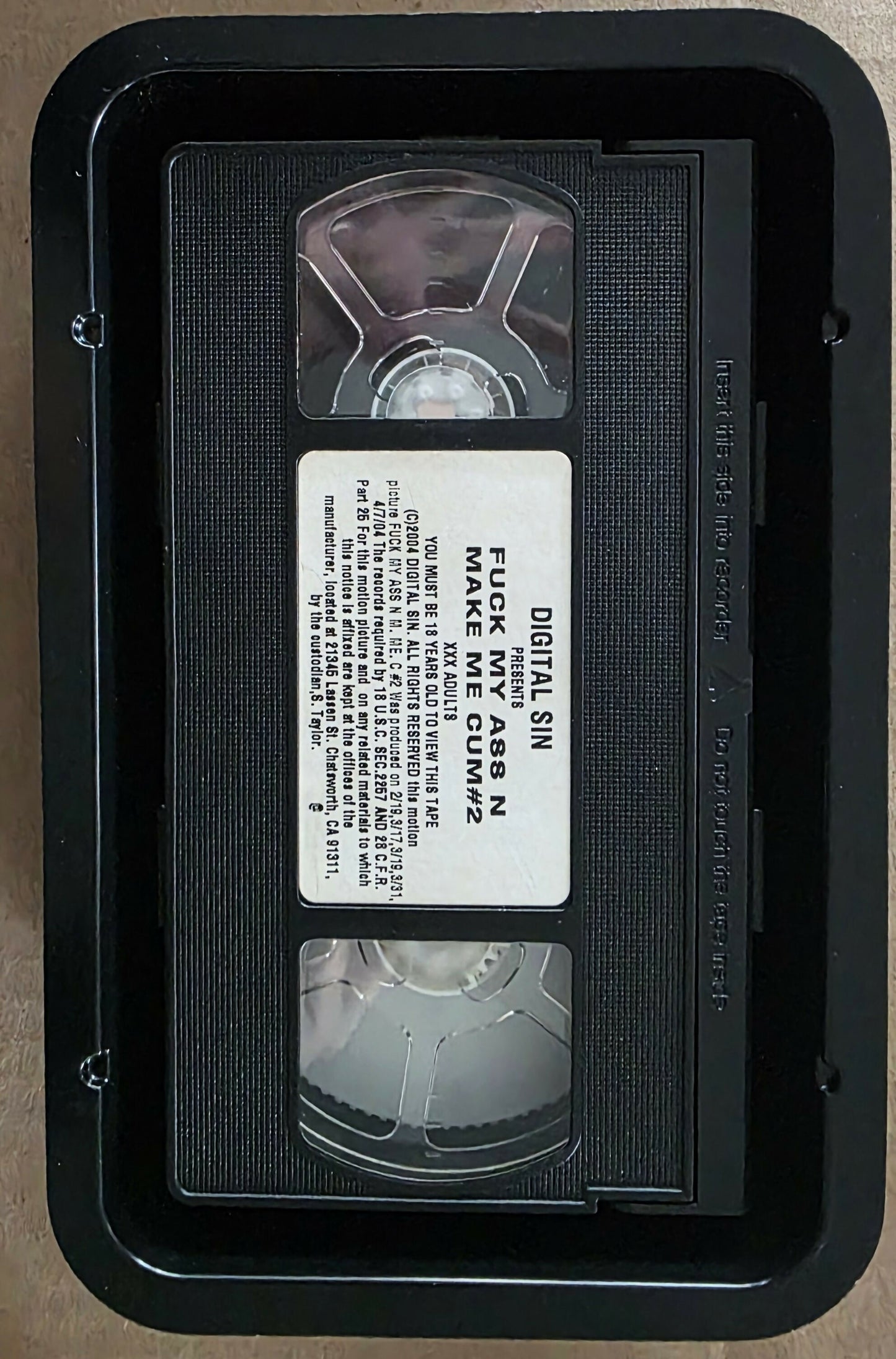 Fuck My Ass -N- Make Me Cum #2 (2004) VHS