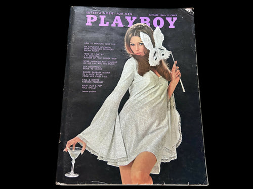 Vintage Playboy Magazine October 1968