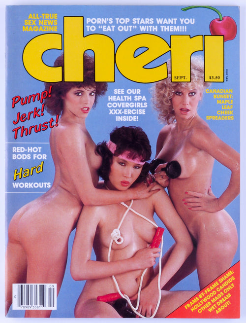 CHERI September 1984 Vol. 9 No. 2 Vintage Softcore Adult Magazine - Fold Out Poster, Mary Ann