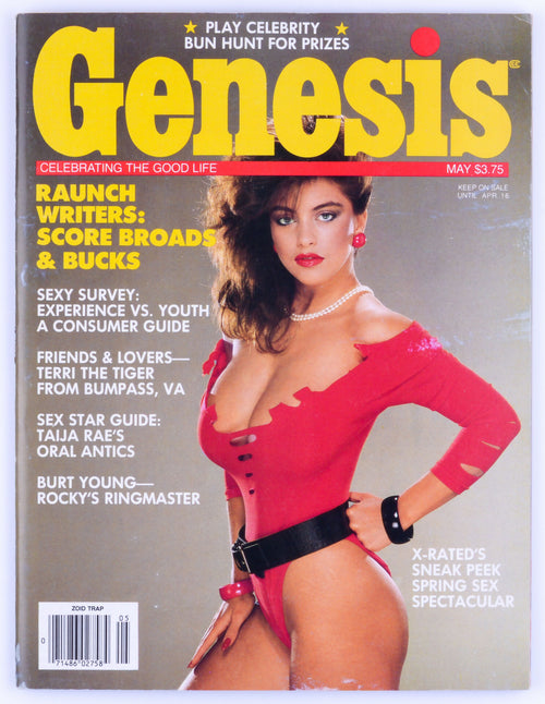 Genesis May 1986 Vol. 13 No. 10 Vintage Softcore Adult Magazine - Taija Rae, Danuta, Terry Trice