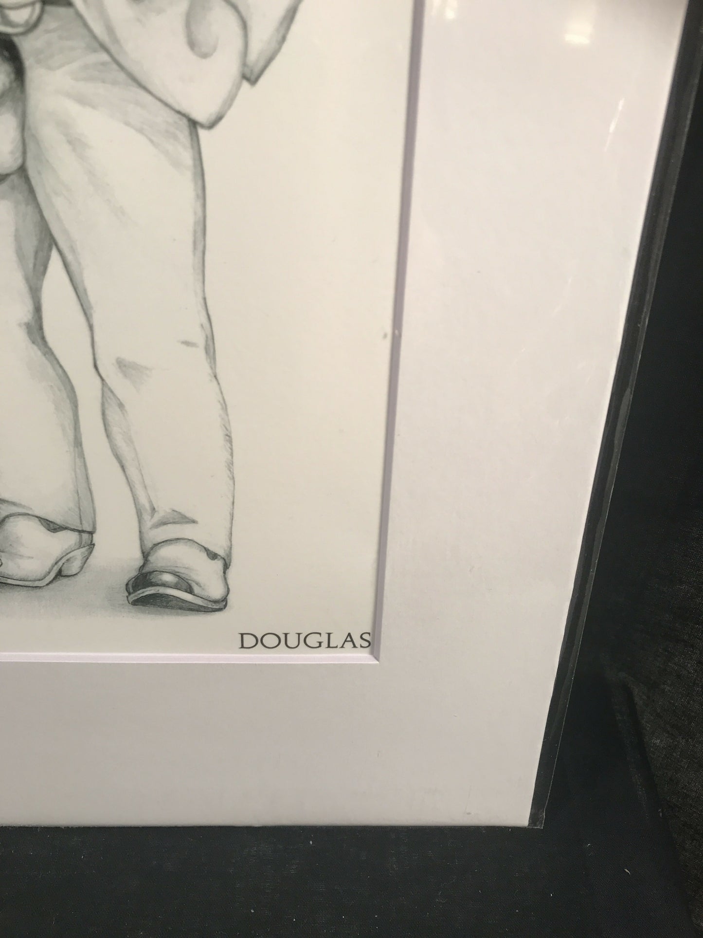 Gay Art Print by Douglas, Cigar Daddies Suit & Tie, Signed & Matted