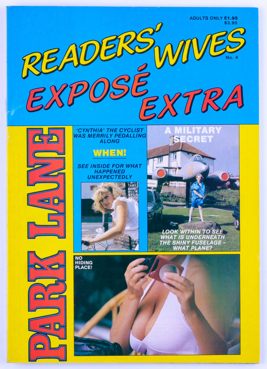 *Rare* READERS' WIVES EXPOSÉ EXTRA No. 4 UK Amateur MILF Softcore Vintage Adult Magazine Unknown Publication Date