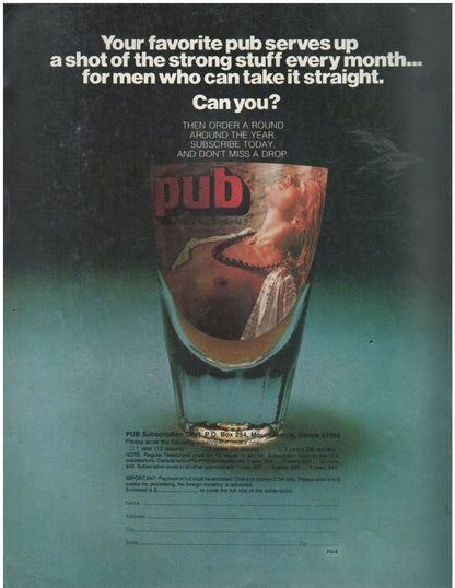 1976 Vintage Adult Magazine