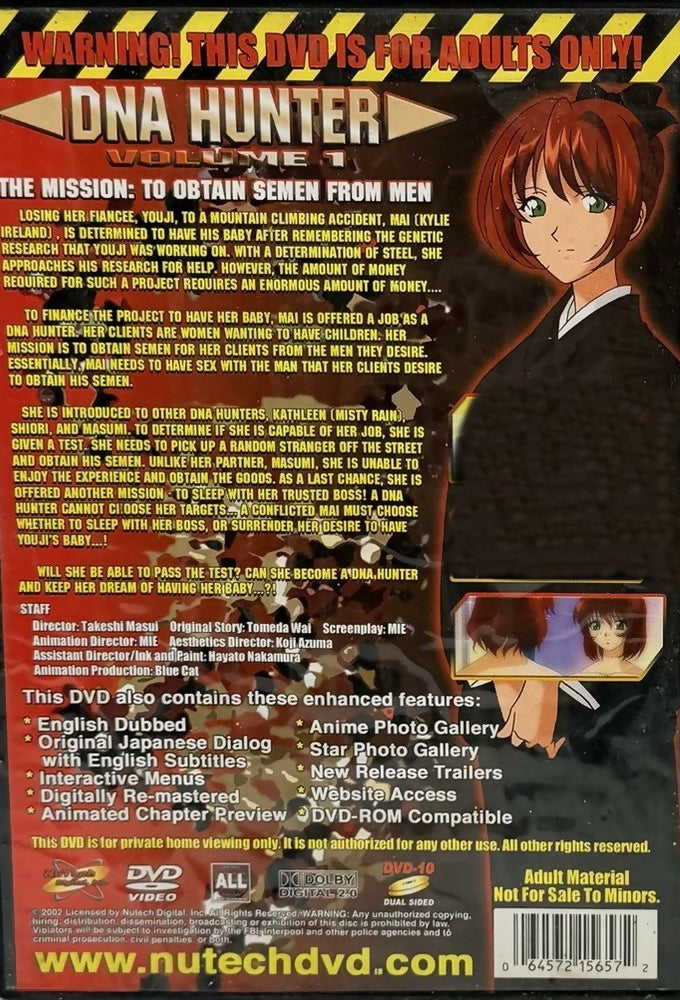 DNA Hunter Volume 1 Nutech DVD