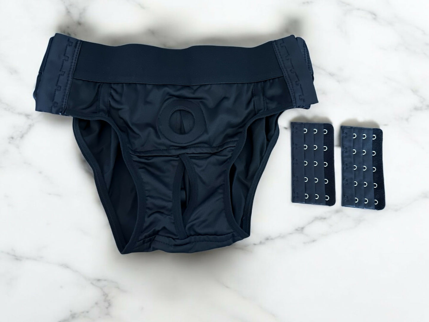 NEW Adjustable Strap on Harness Panties/underwear with male and female holes