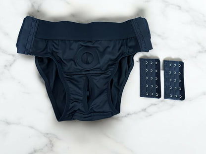 NEW Adjustable Strap on Harness Panties/underwear with male and female holes