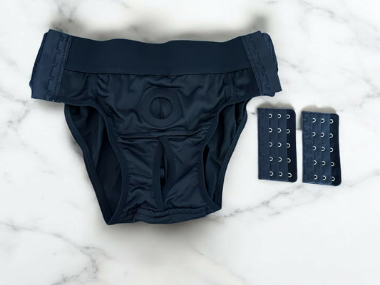 NEW Adjustable Strap on Harness Panties/underwear with male and female holes
