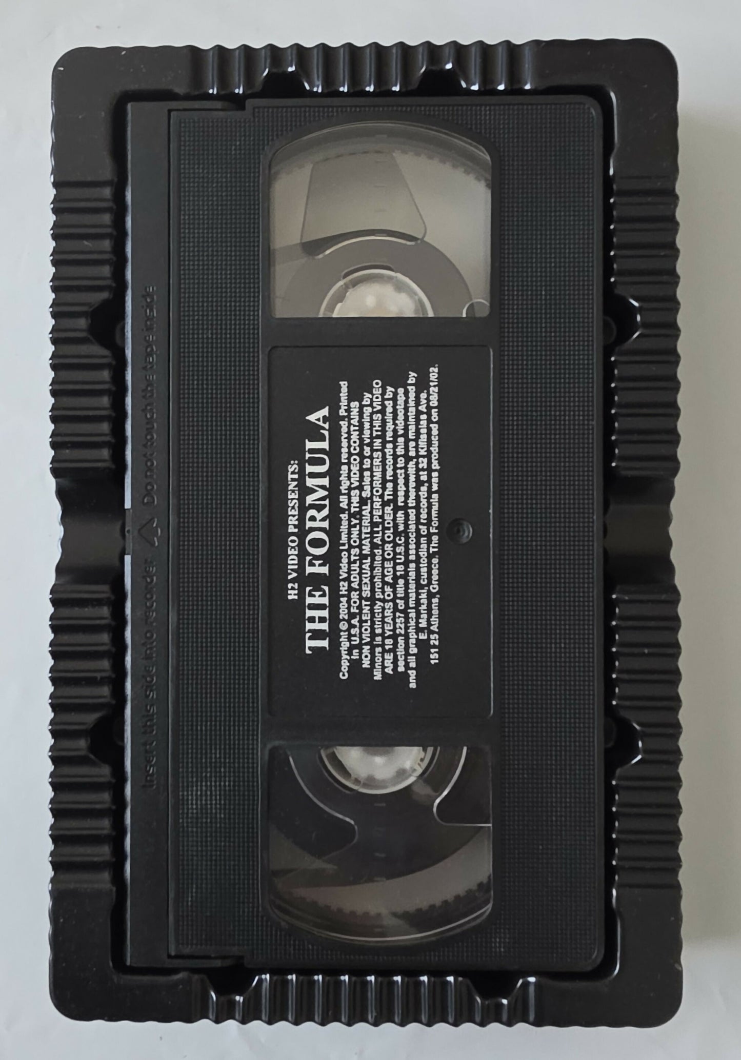 H2 Video The Formula (2002) VHS