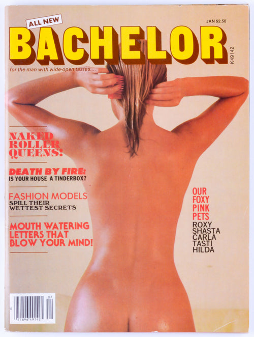 BACHELOR January 1980 Vol. 11 No. 1 Softcore Vintage Adult Magazine