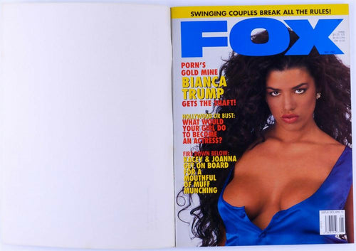 FOX Vintage Softcore Adult Magazine Vol. 10 No. 12 May 1992 Features Bianca Trump