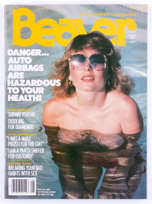 BEAVER August 1981 Vol. 6 No. 8 Softcore Vintage Magazine