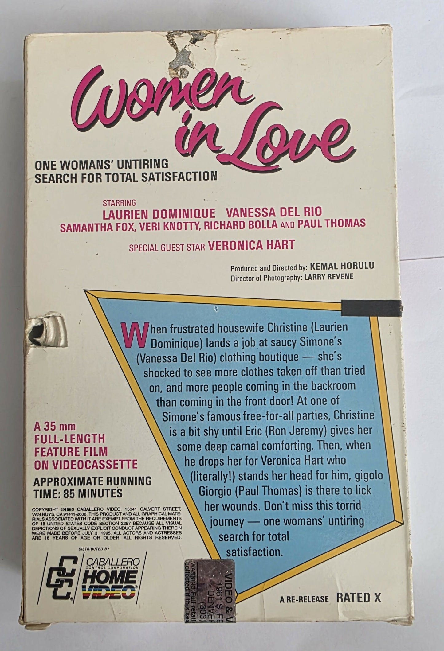 Women in Love (1986) VHS