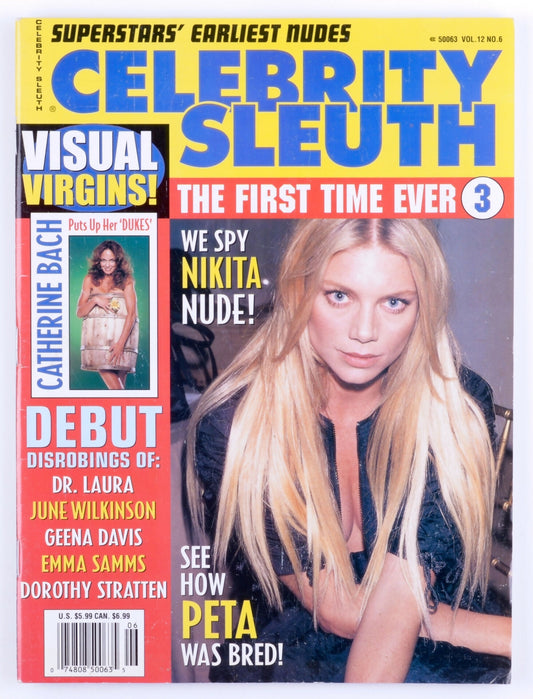 CELEBRITY SLEUTH 1999 Vol. 12 No. 6 Celebrity Softcore Vintage Magazine - Jenna Jameson, Cameron Diaz, Samantha Fox, Debee Ashby, Uschi Digart