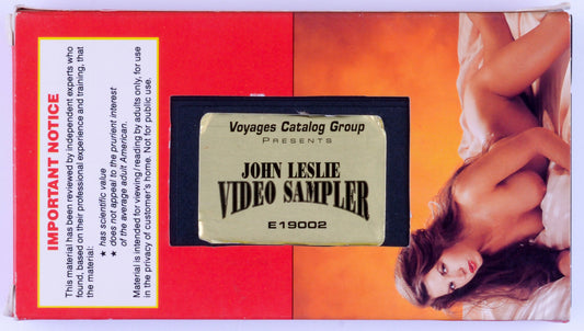 Voyages Catalog Group Presents JOHN LESLIE VIDEO SAMPLER VHS Tape Unknown Publication Date