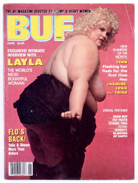 BUF June 1987 Vol. 20 No. 3 BBW Softcore Vintage Magazine