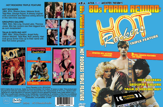 80s Porno Rewind: Hot Rockers Triple Feature Alpha Blue Archives DVD