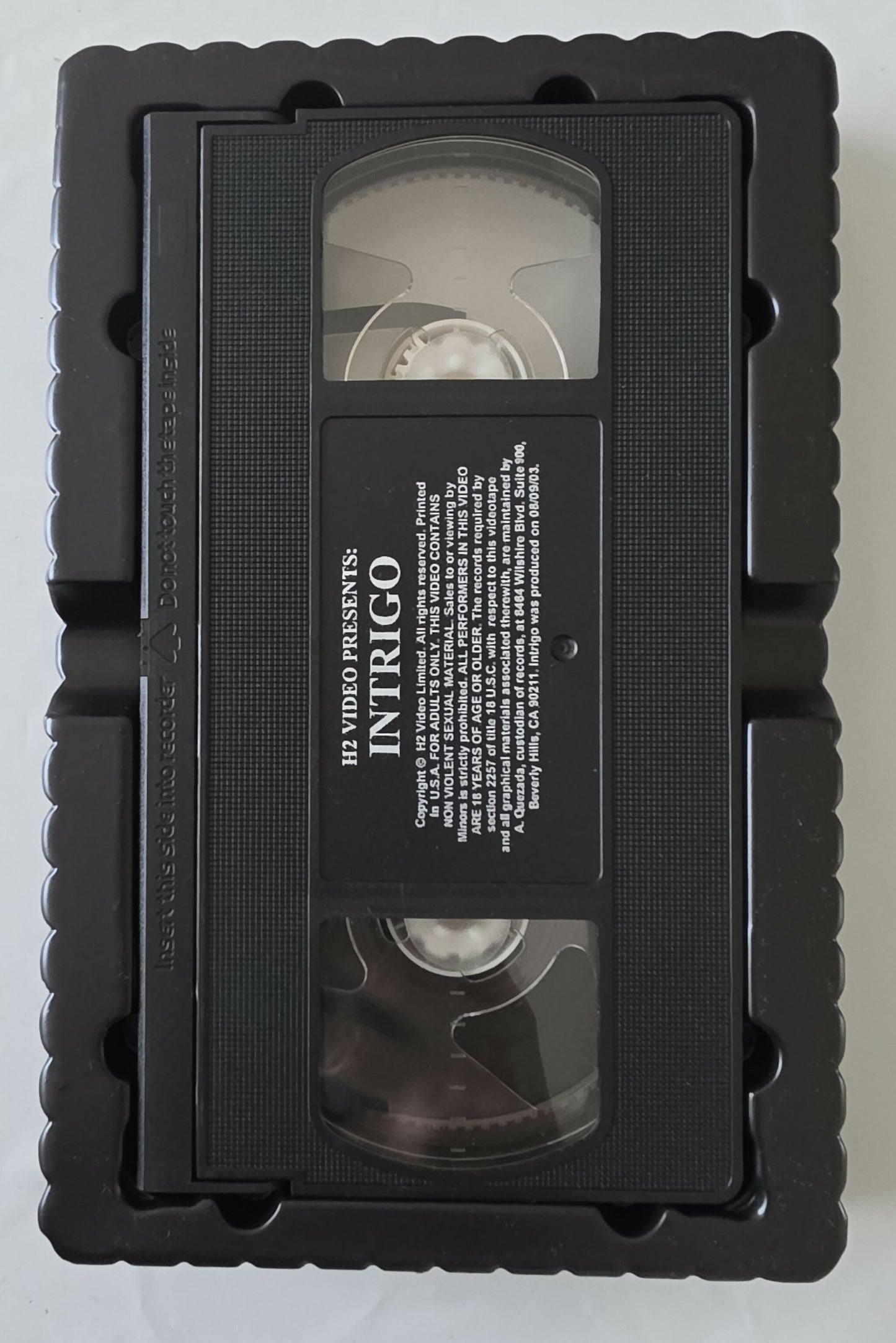H2 Video Intrigo (2003) VHS