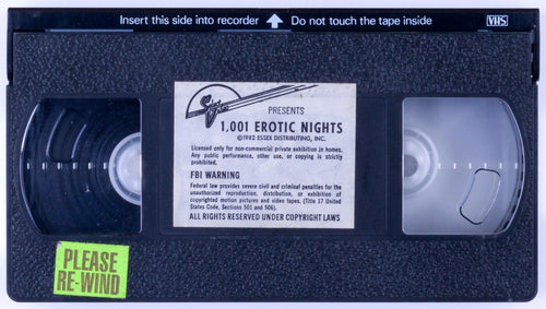 *Rare* 1,001 EROTIC NIGHTS Adult VHS Tape SELECT VIDEO 1982 - Annete Haven, Danny Daniels, David Clark, Heather Fields