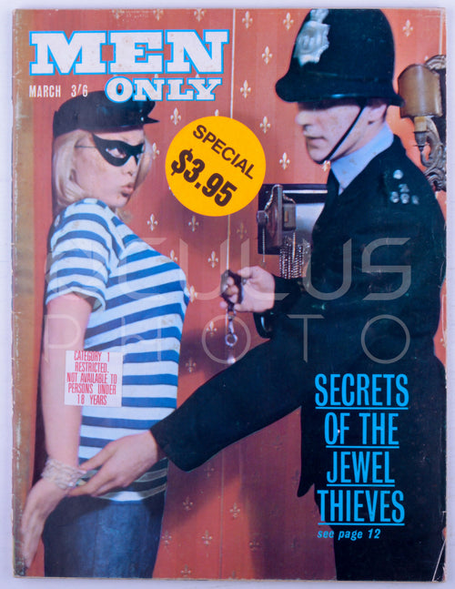 Men Only March 1966 Vintage UK Softcore Adult Magazine