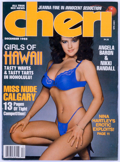 CHERI Vintage Softcore Adult Magazine Vol. 13 No. 5 December 1988 - Angela Baron, Nikki Randall, Nina Hartley