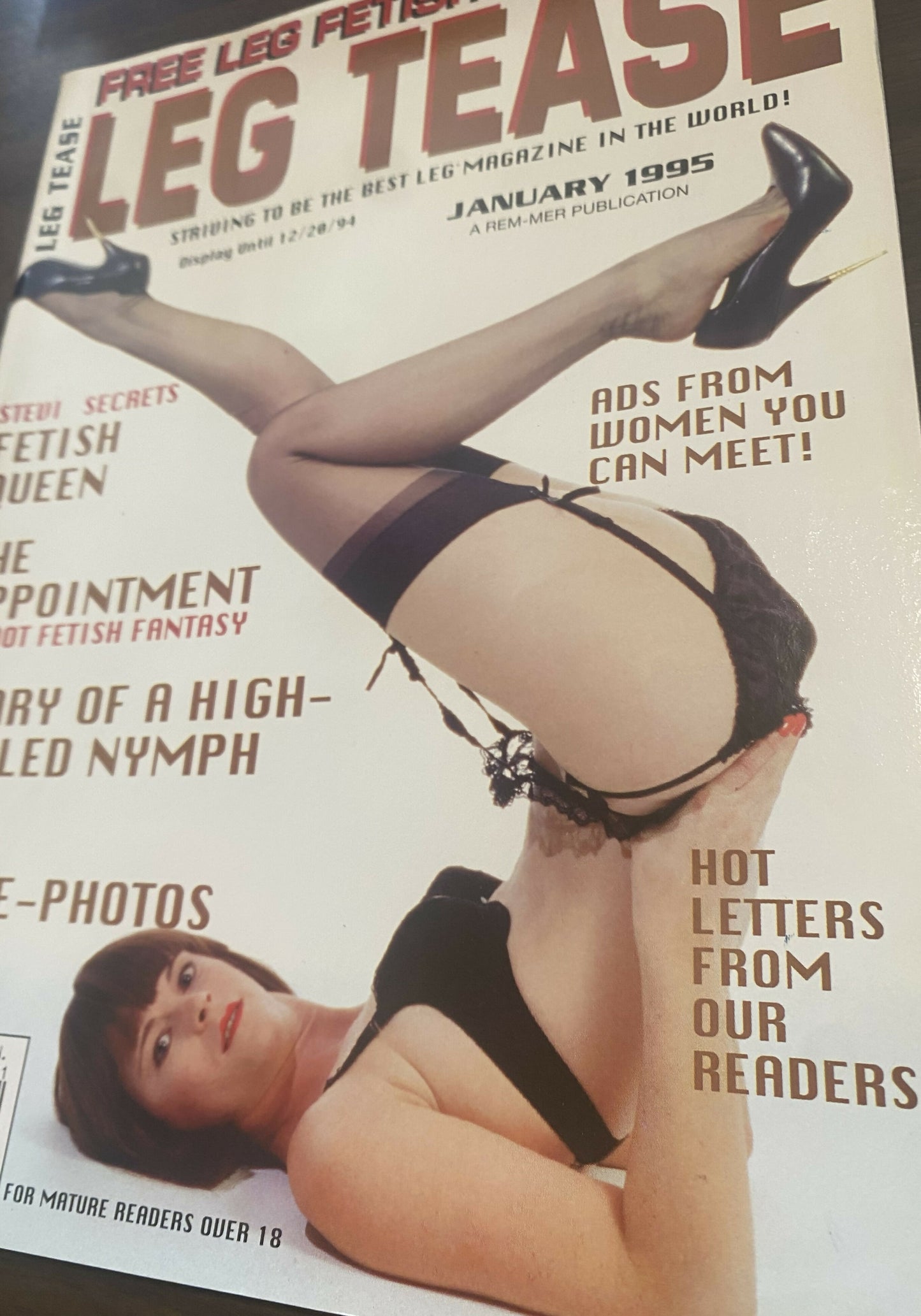 Leg Tease Adult Magazine January 1995