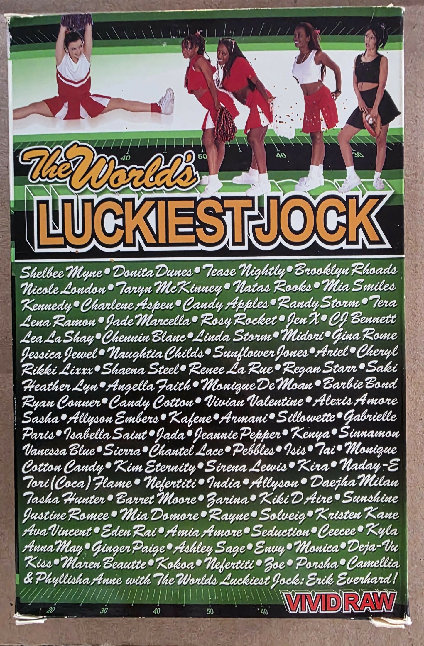 The World's Luckiest Jock - 101 Cheerleaders, 1 Jock, 1 Goal! (2000) VHS