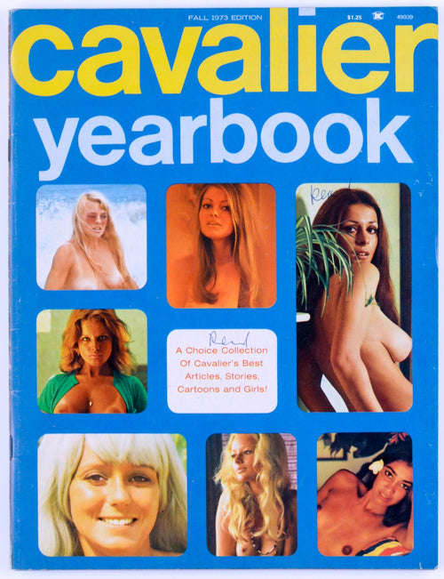 Cavalier Yearbook Vintage Softcore Adult Magazine Fall 1973 Edition - Julie Bond, Rose Avery