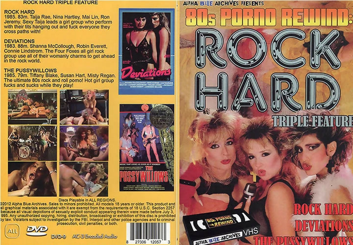 80s Porno Rewind: Rock Hard Triple Feature Alpha Blue Archives DVD