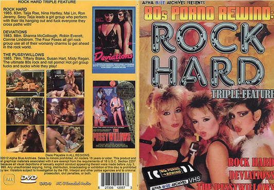 80s Porno Rewind: Rock Hard Triple Feature Alpha Blue Archives DVD