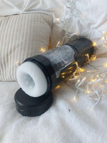 EORONE 10-Mode Vibrating & 6-Mode Thrusting Male Masturbator with LCD Display