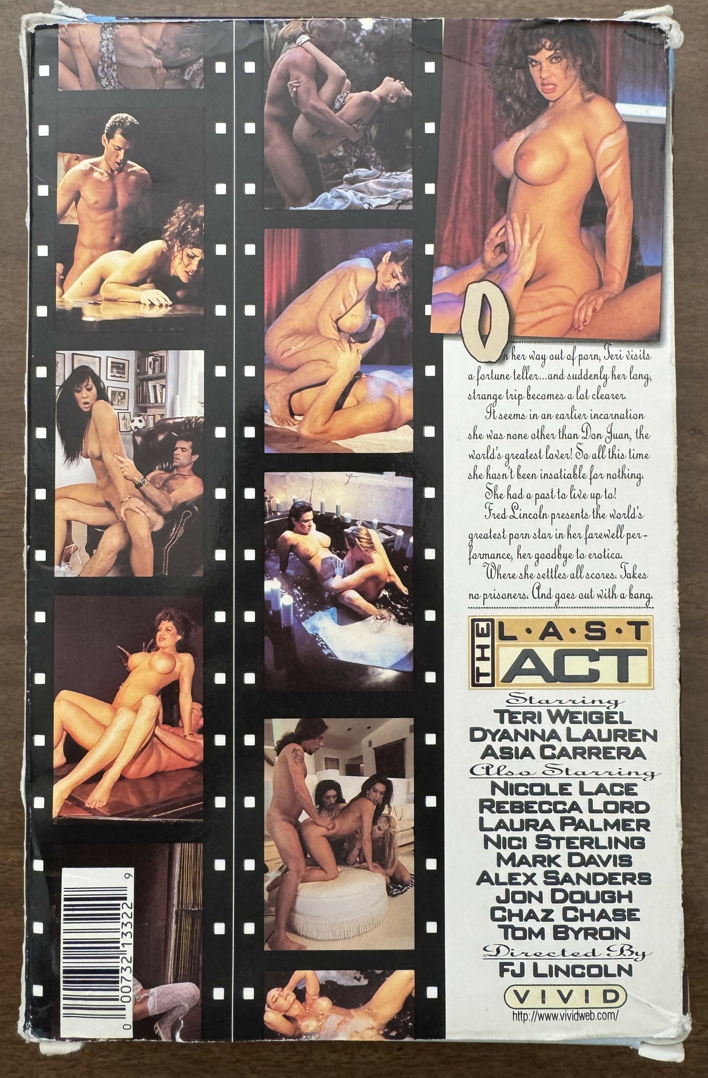 Teri Weigel The Last Act (VHS)