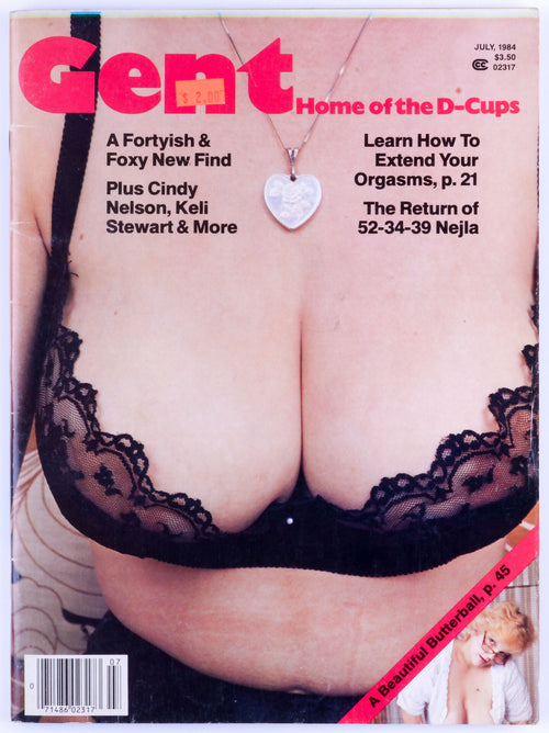 GENT July 1984 Vol. 25 No. 7 Softcore Adult Big Tits Magazine - Keli Stewart, Cindy Nelson, Nejla *Good*