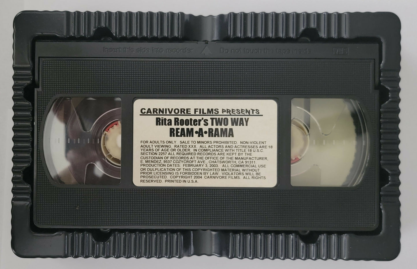 Rita Rooter's Two Way Ream A Rama (2003) VHS