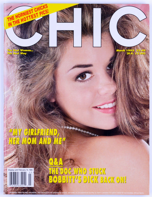 CHIC March 1995 Vol. 19 No. 5 Hardcore Adult Magazine