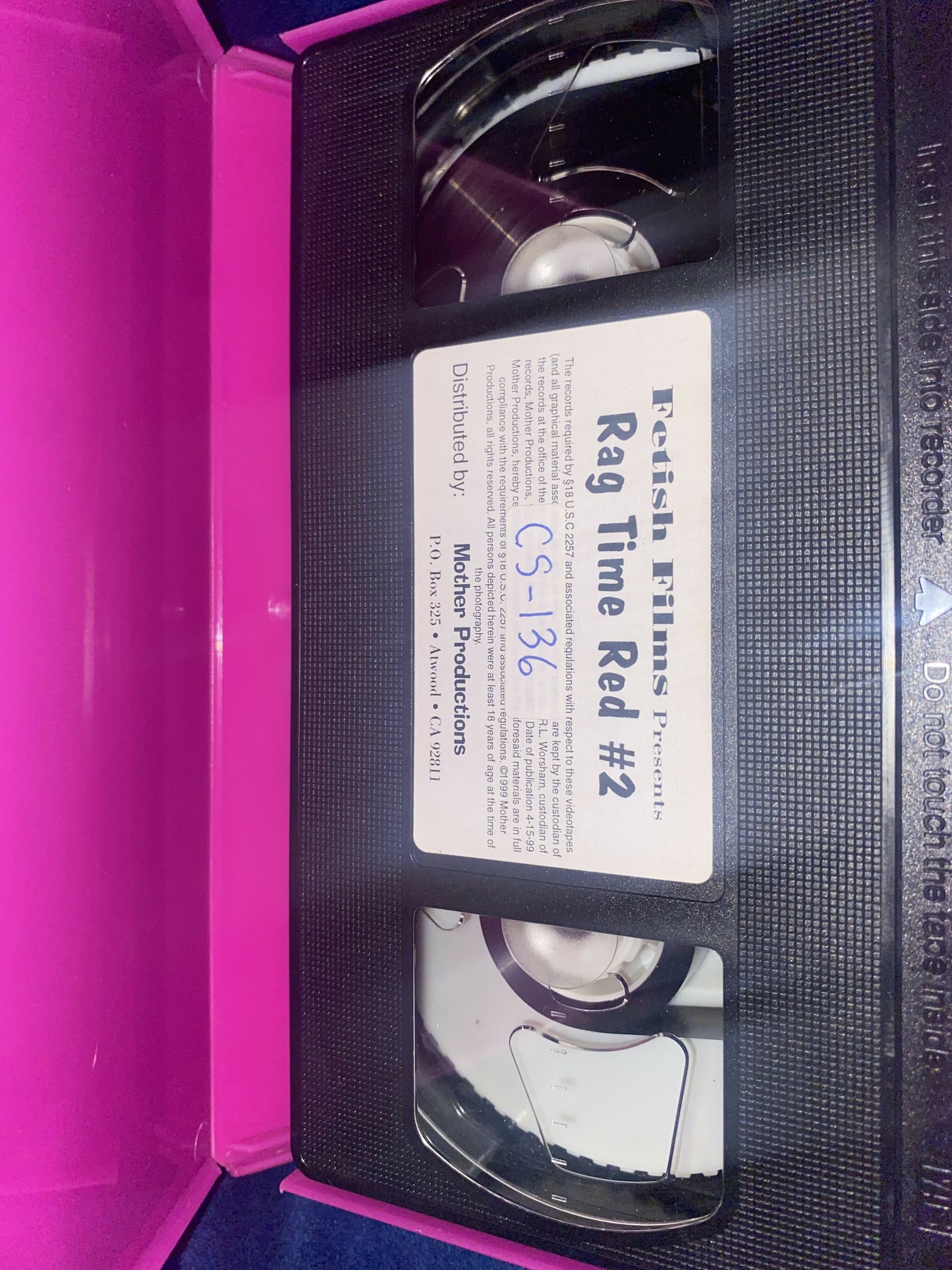 Rag Time Red 2 VHS
