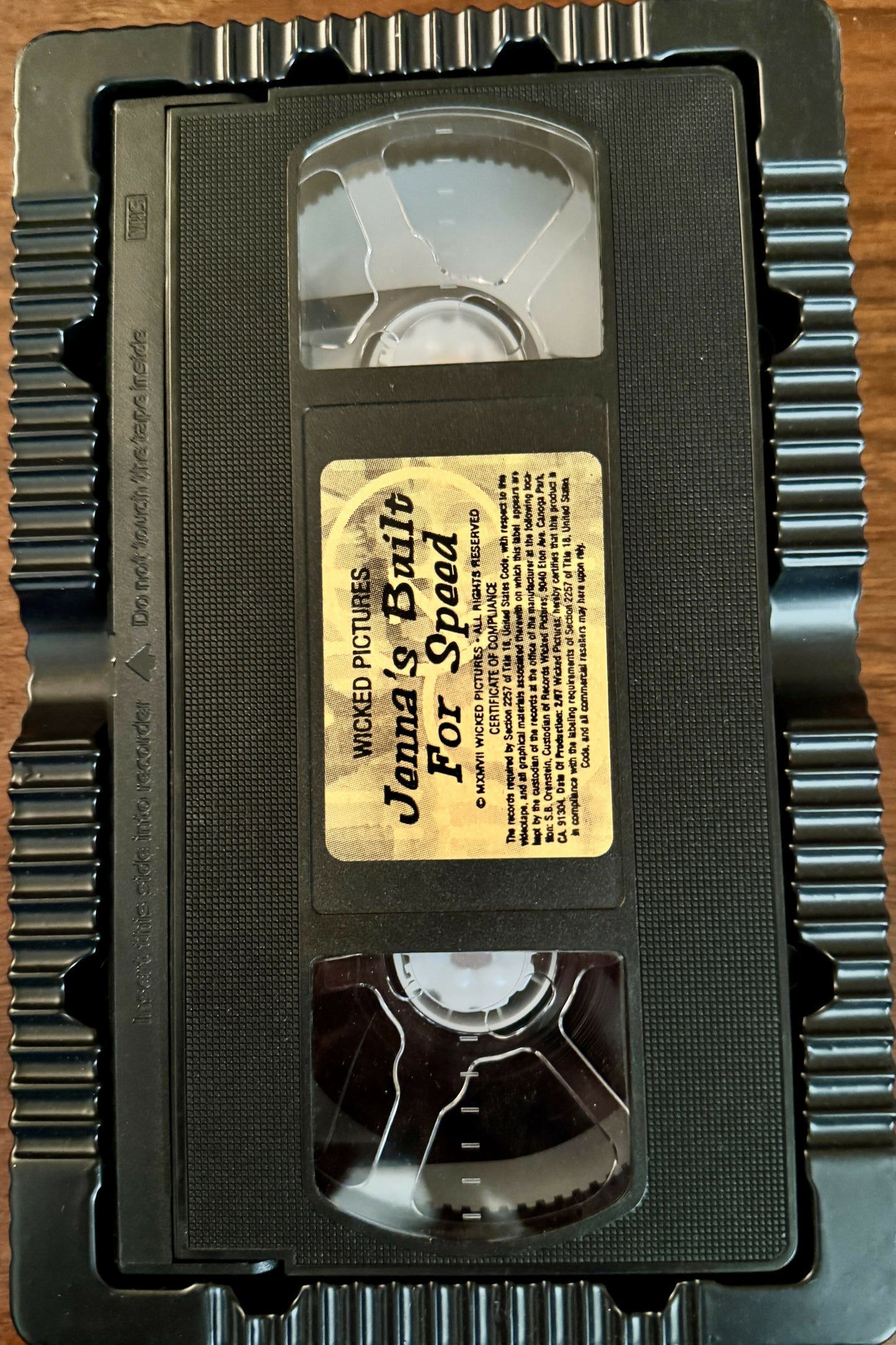 Jenna's Built For Speed (VHS)
